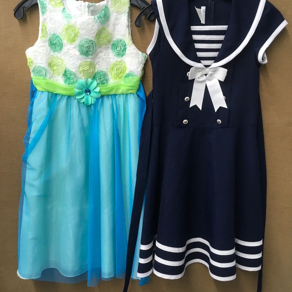 LOT OF GIRLS DRESSES ETC SIZES 7-16